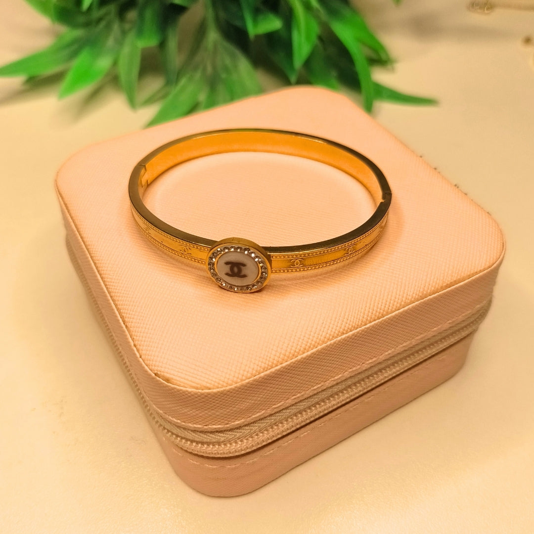 Crystal Double-C Logo Gold-Plated Jewelry Set | Artificial Jewelry for Women