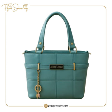 Premium Stitch-Pattern Handbag for Women | Elegant Structured Tote