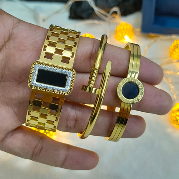 Luxury Bracelet Deal for Women | 3 Stylish Bracelets Combo by Pyaari Jewellery